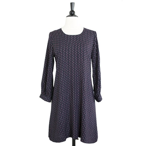 Floral Vine Print Shift Dress - Picture 1 of 4